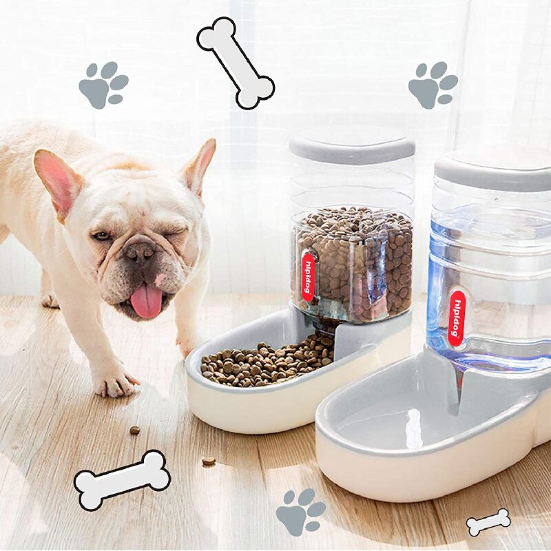 suministros para perros comedero perro perros Alimentador de mascotas para el cuidado de mascotas, alimentador de gran capacidad de 3,8 l, suministro automático de agua potable para mascotas, para el hogar