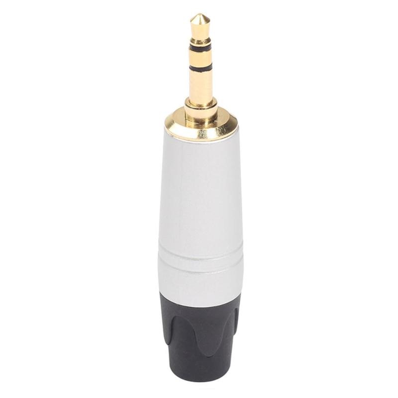 5 stücke 3 Pole Gold-überzogene 3,5mm Lot Verbinder Reparatur Kopfhörer Jack Stecker: 5Stck