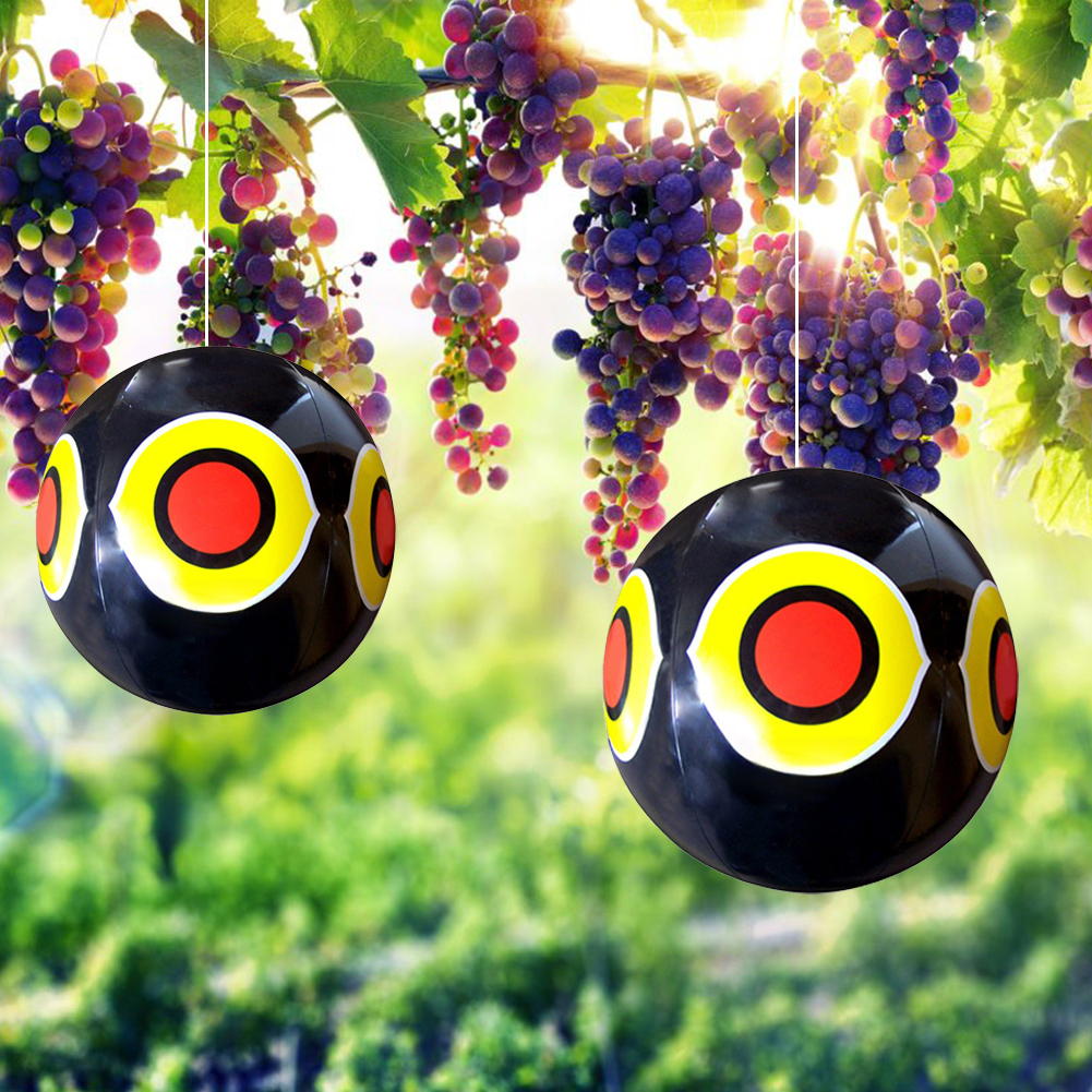 Ballons gonflables anti-oiseaux en PVC pour jardin extérieur, antiparasitaire, 40cm, 1-5 pièces