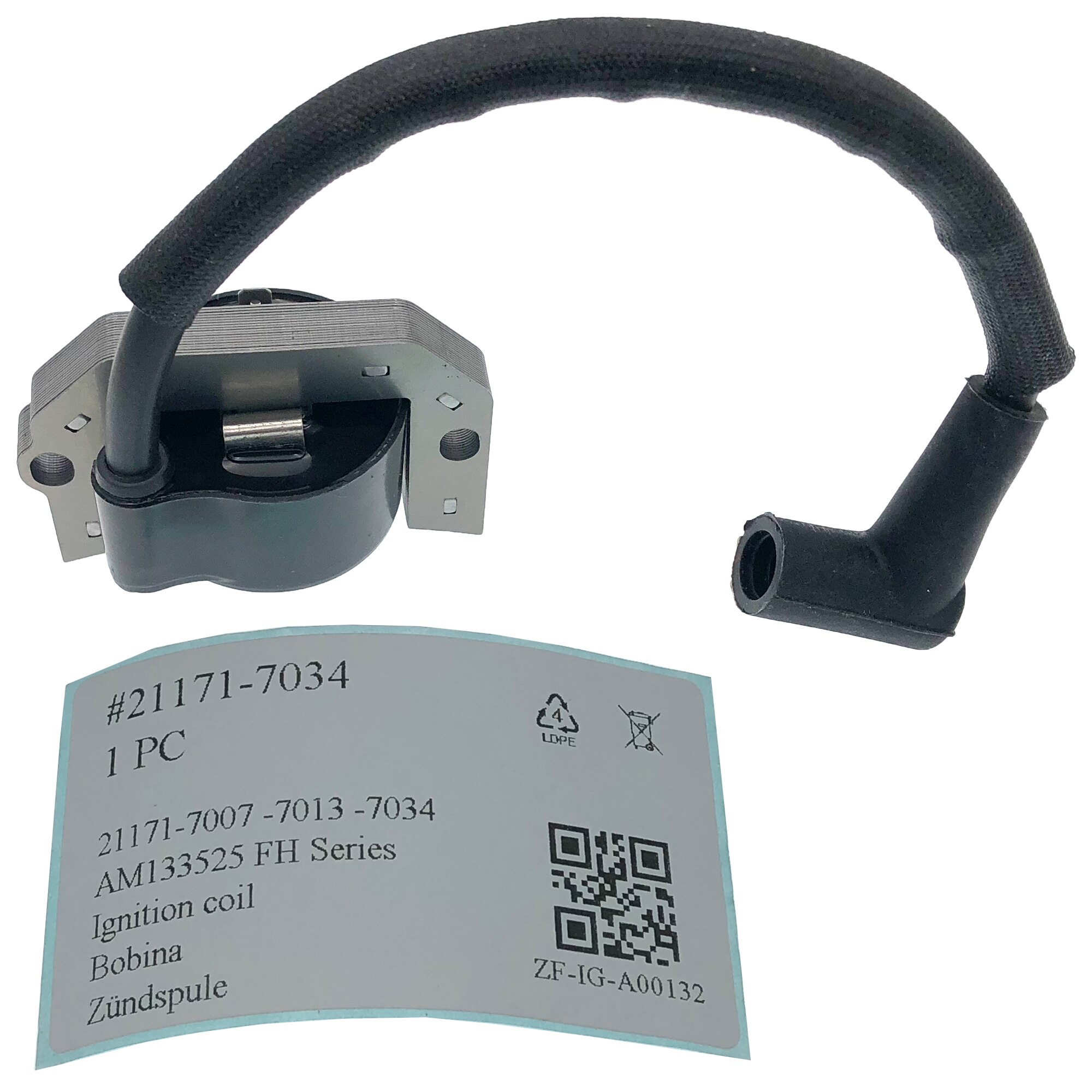 Bobine 21171-7034 AM133525 21171-7006 voor Kawasaki Motoren MIA11064 ZF-IG-A00132