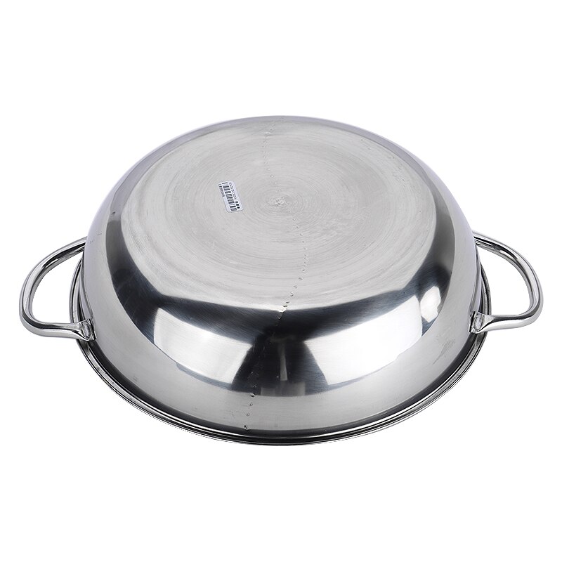 28cm Heißer Topf Single-schicht Suppe Twin Unterteilt Fondue Edelstahl Kochen Topf für Induktion Herd Gasherd kompatibel Topf