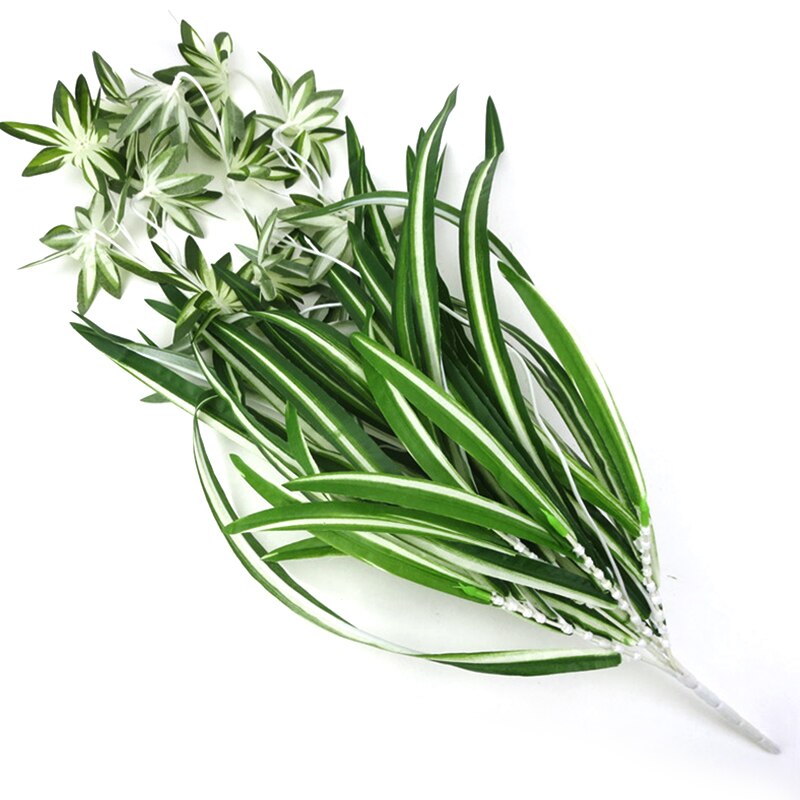 65cm Künstliche blumen pflanzen Wand Hängen Chlorophytum vergossen grünen pflanzen PVC Gefälschte Simulation blume wohnzimmer wohnkultur