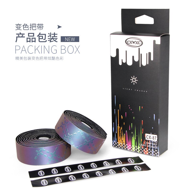 Fietsstuur Tape Licht Reflecterende Bike Bar Tape Racefiets Tape Wrap Pu + Eva Fietsen Stuur Tapes accessoires