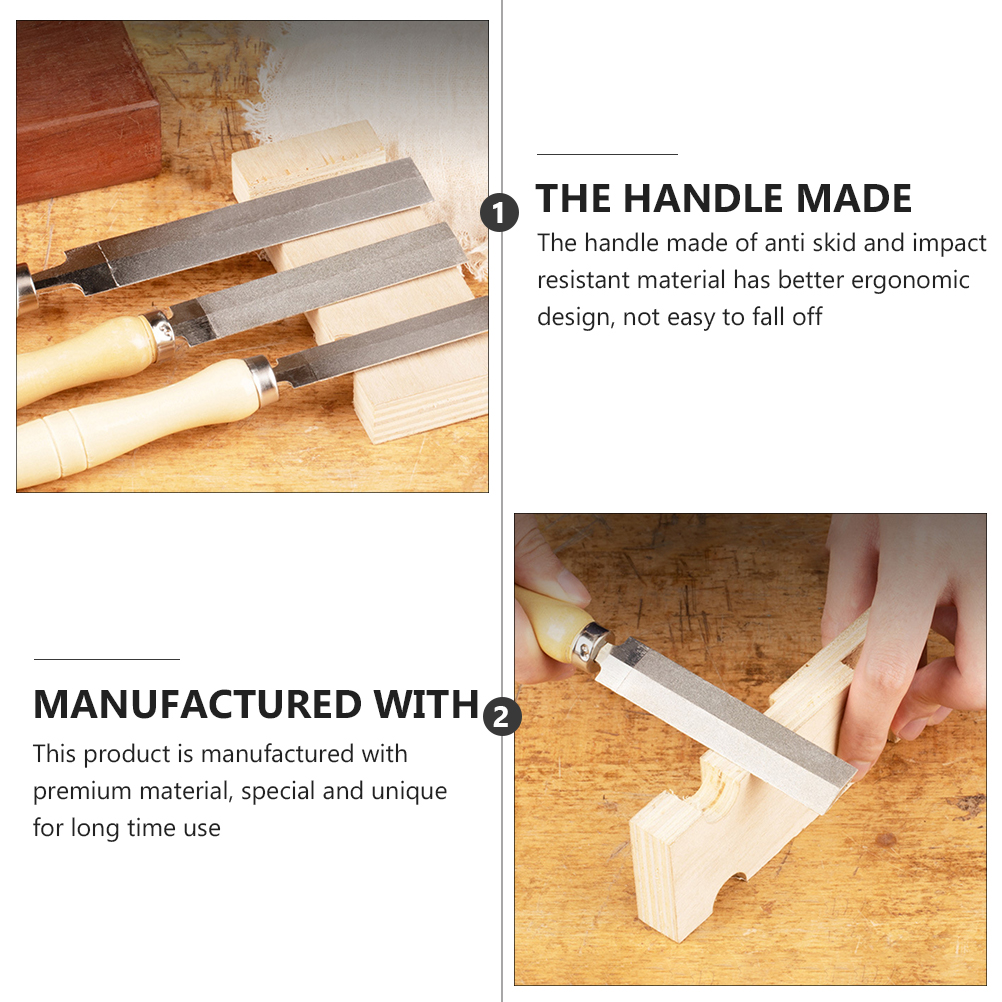 1pc Diamond Rhombus File Woodworking Garden Tools Woodwork Diamond File