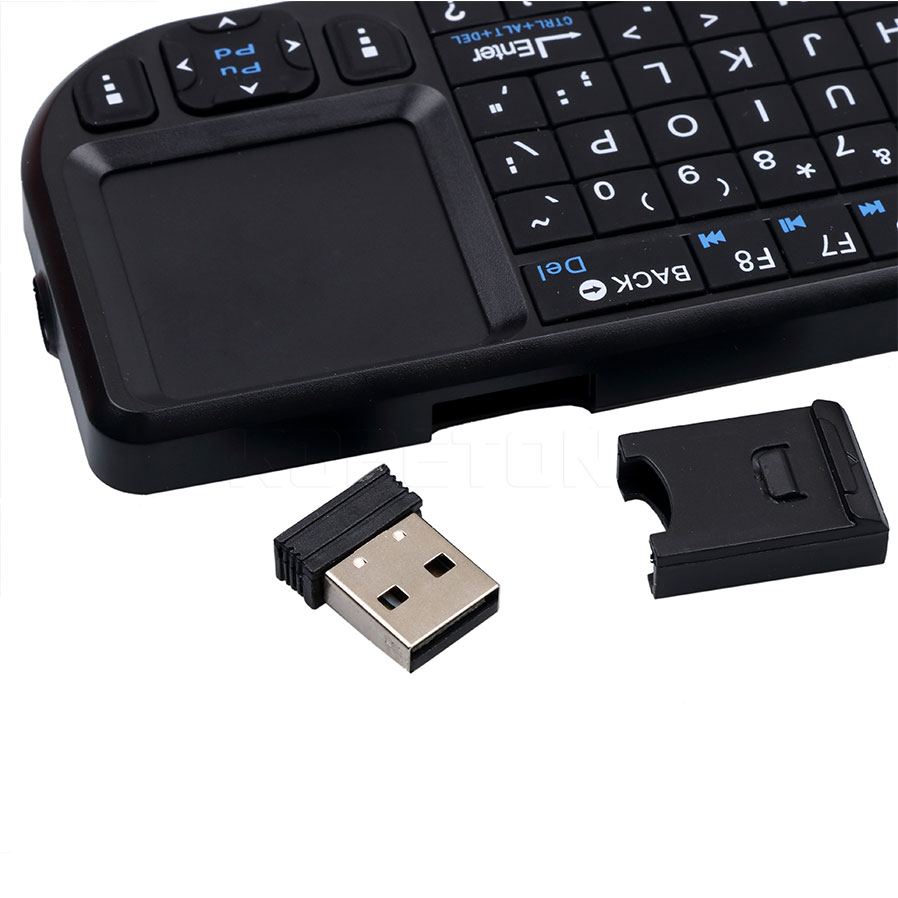 A8 Wireless Keyboard with Backlight Spanish/Russian/English 2.4G Air Fly Mouse Handheld Touchpad Keyboard for TV Box PC Laptop