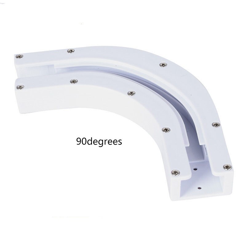 Dooya 90/135 grader u type og l type vindu elektrisk gardin skinne skjøtefeste kobling: 90 grader