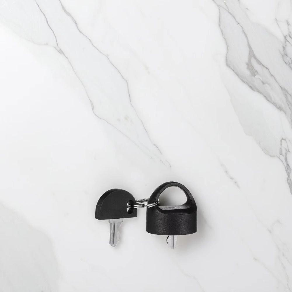 Svart nyckel för elfordon, metallnyckel för kompakt mobilitetsscooter, estetiskt tilltalande, robust nyckel för resescooter