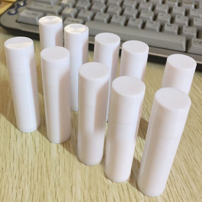 GUJHUI 50 stks/partij Lege Plastic Clear LIPPENBALSEM Tubes Containers Lipstick Cool Lip Buizen Cosmetische Container