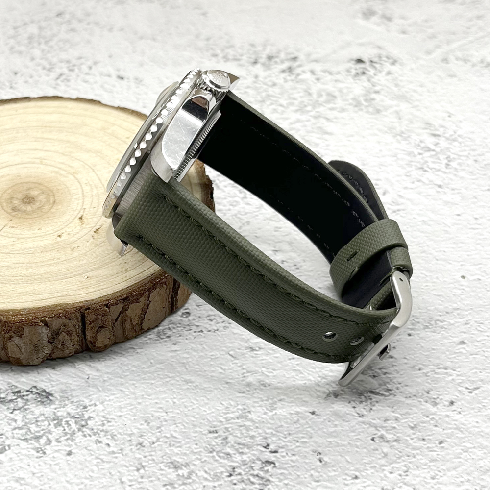 Waterdichte Canvas Horlogeband 18mm 19mm 20mm 21mm 22mm Stof Met Lederen Quick Release Horlogeband heren Polsband Accessoires