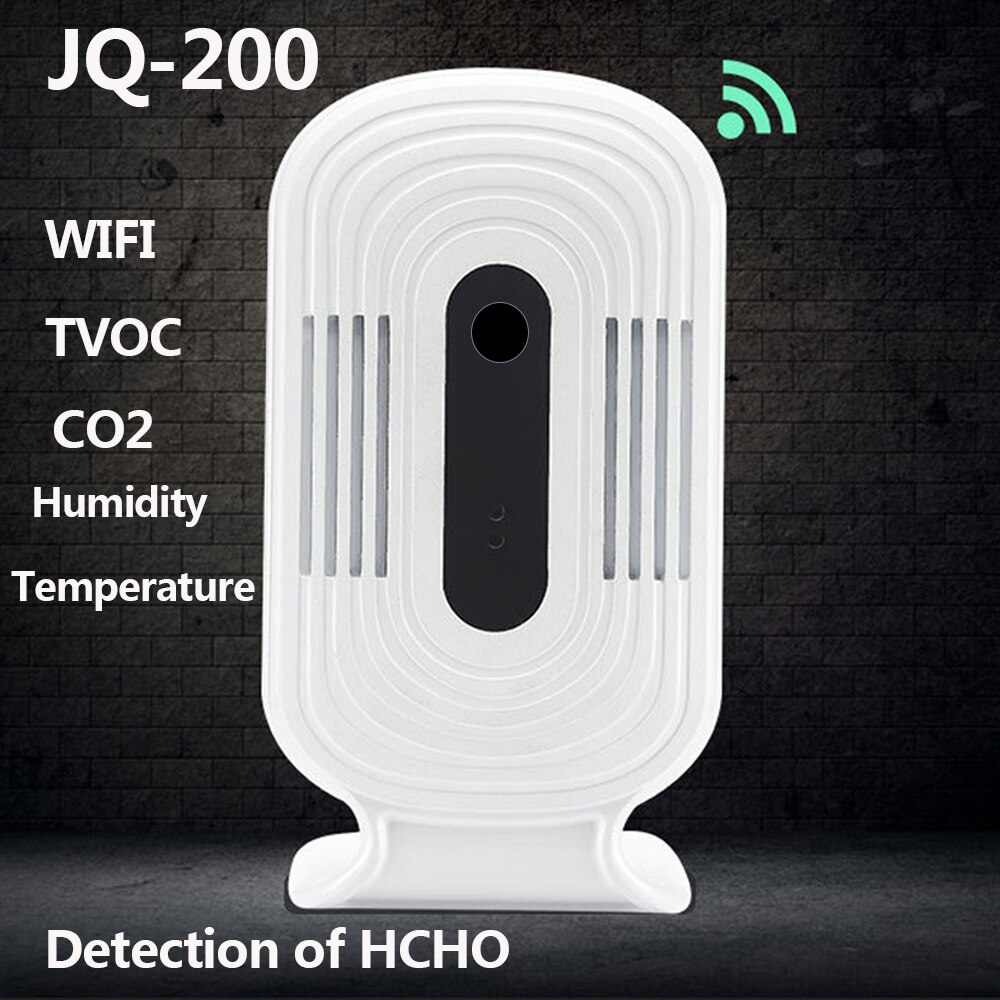 Carbon Dioxide Detector Portable CO2 Meter Detector Carbon Dioxide Rechargeable Air Detector Analyzer CO2 Monitor Tester: JQ-200