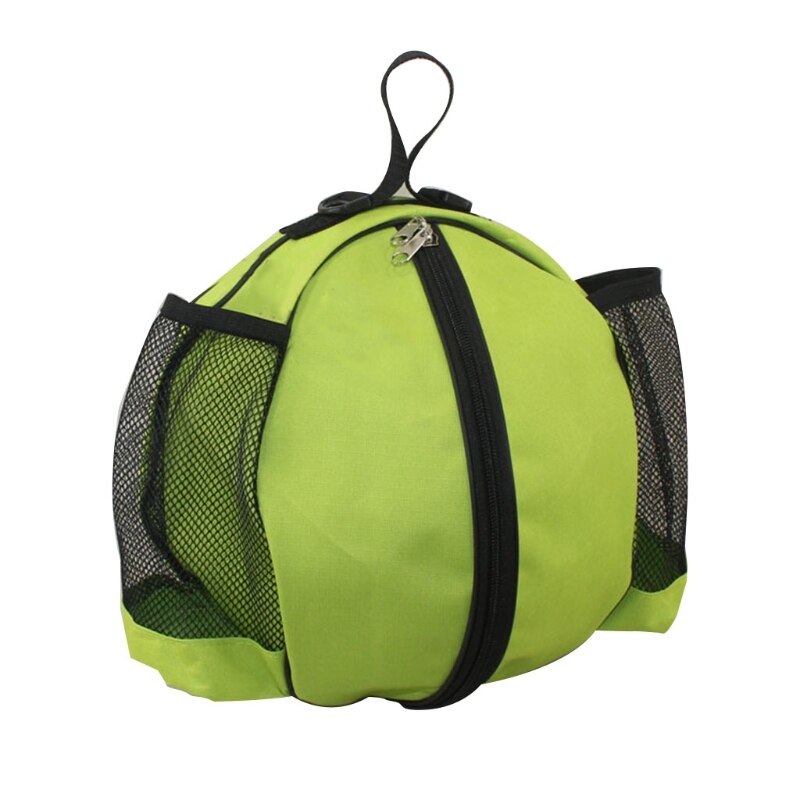 Universal Sport Ball Storage Shoulder Bag for Basketball Football Volleyball Round Shape Adjustable Shoulder Strap Backpack T8NC