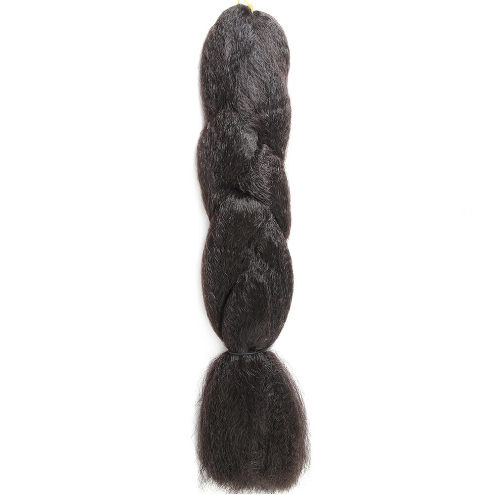 Ombre Flechten Braun Haar Erweiterungen Jumbo Zöpfe Synthetische Häkeln Geflecht Soku Reine Farbe Lange Flechten Für Frauen 1Stränge/Pack
