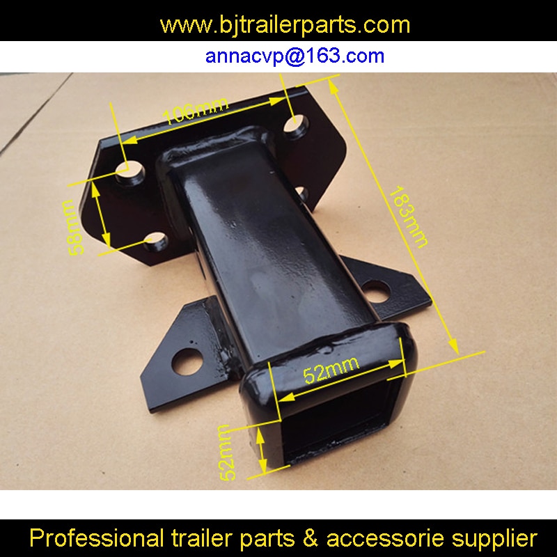 CVP 2'' Trailer Hitch Receiver Tube Adapter Bolt On Tow Bar RV Parts Camper Accessories Caravan Components