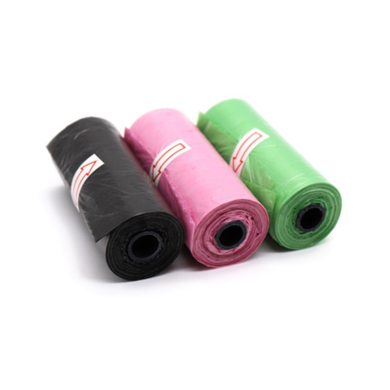 1 rollo de bolsas de plástico desechables para pañales, bolsa de portátil para bebé, bolsa de basura para el hogar, accesorios para cochecito de bebé