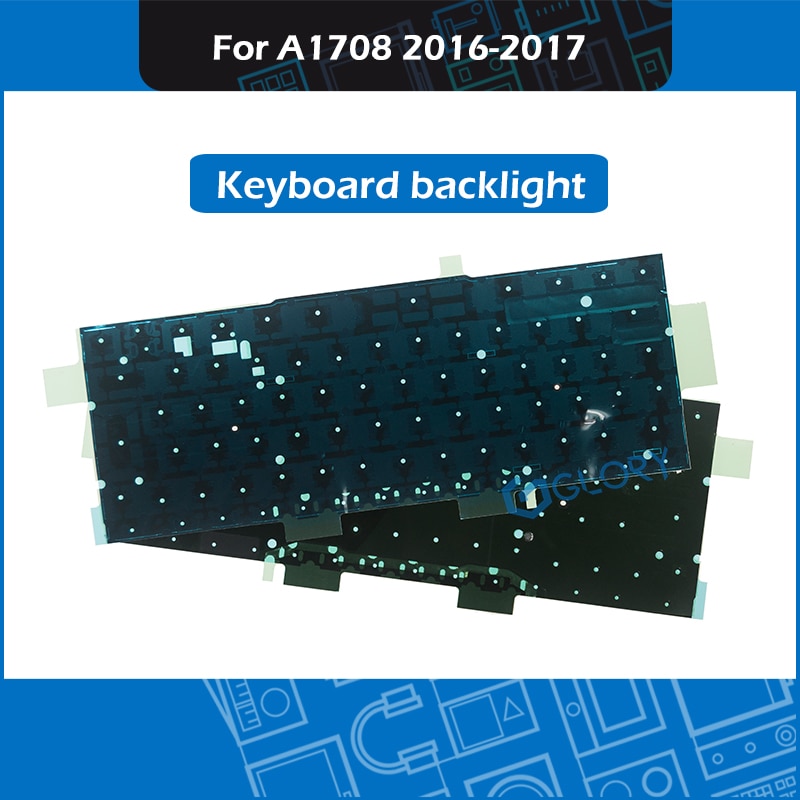 Zwarte Cover Folie Papier Shield Backlit Voor Macbook Pro Retina 13 "A1708 Toetsenbord Backlight Vervanging Jaar