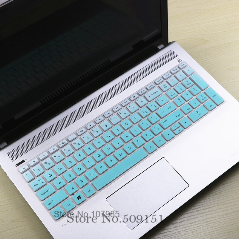 Dla HP Pavilion 15-dw serii 15-dw0008ne 15-dw0054 15-dw0035cl 15-dw0054nl dw0807nz 15 15.6 cal osłona na klawiaturę laptopa Protector: GradualSkyblue