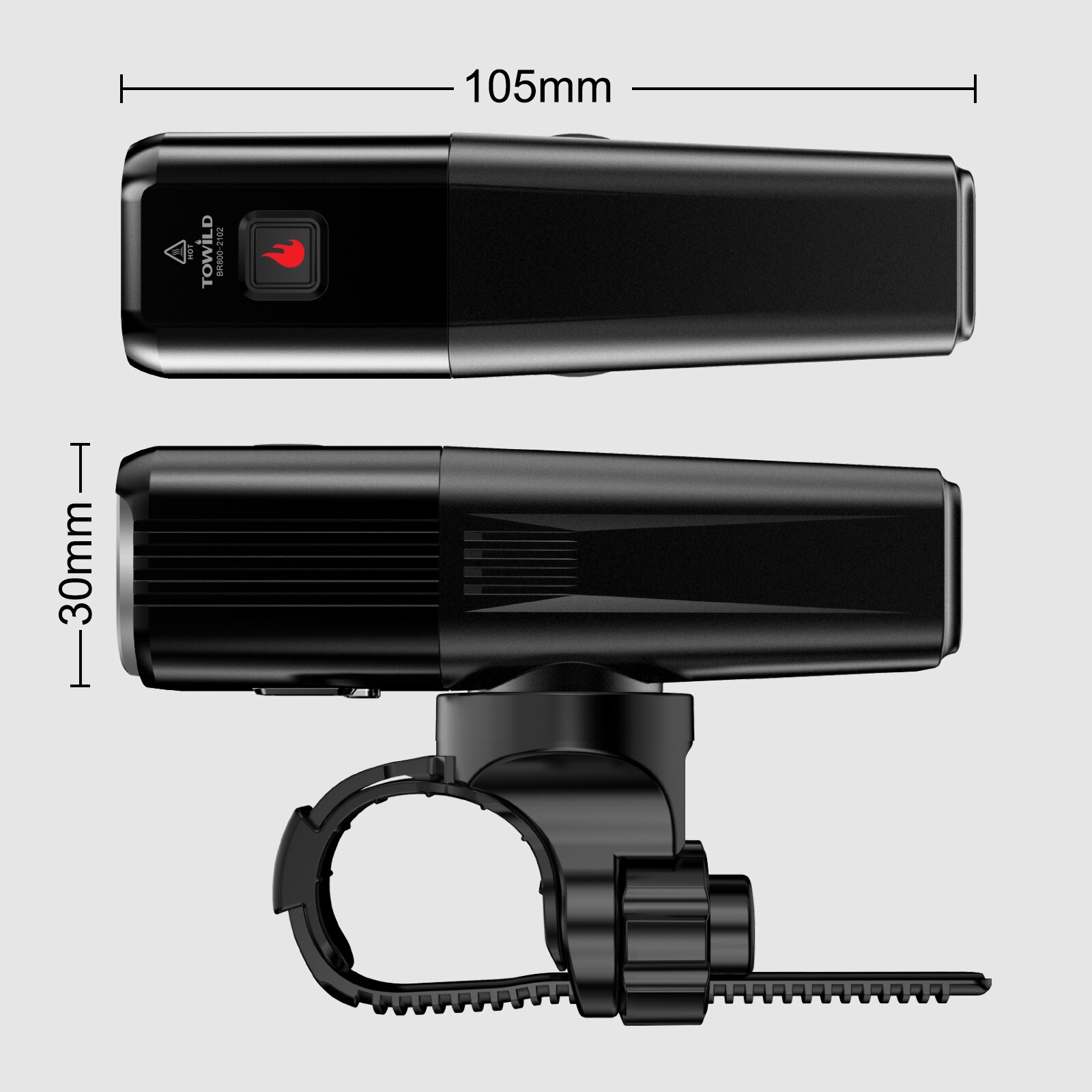 Towild BR800 Fahrrad Licht mit Schwanz licht Regendicht USB Aufladbare LED MTB Vorderseite Lampe Scheinwerfer Aluminium Ultrali