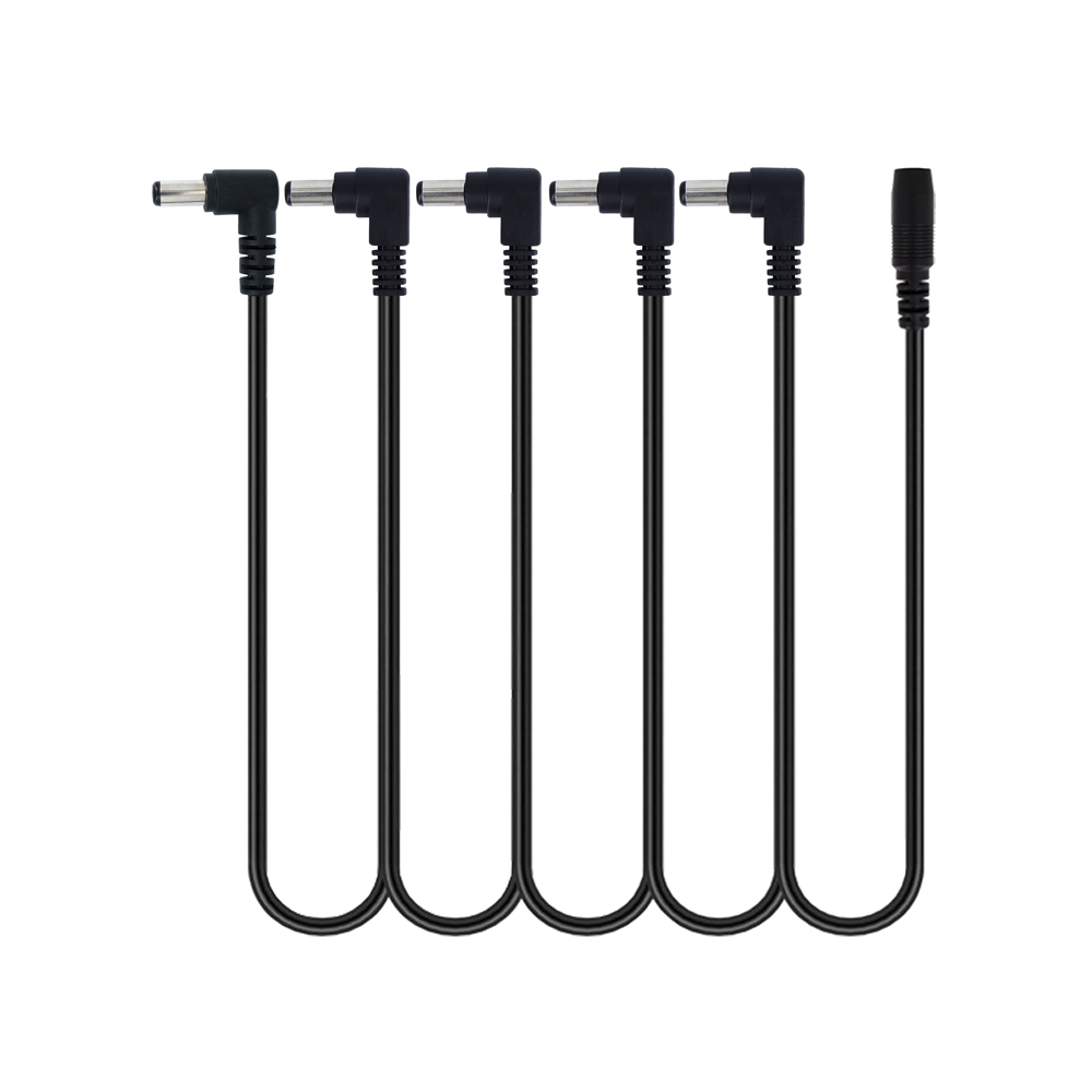 Daisy Chain 1 tot 3 5 6 8 Manieren Splitter Gitaar Effectpedaal Accessoires Voeding Kabel voor 9V DC adapter Plug