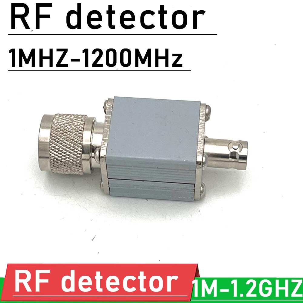 1Mhz ~ 1200Mhz Breedband Rf Detector Hoge Frequentie Veldsterkte Meter Power Meter Voor Video Detectie Am Signaal bron