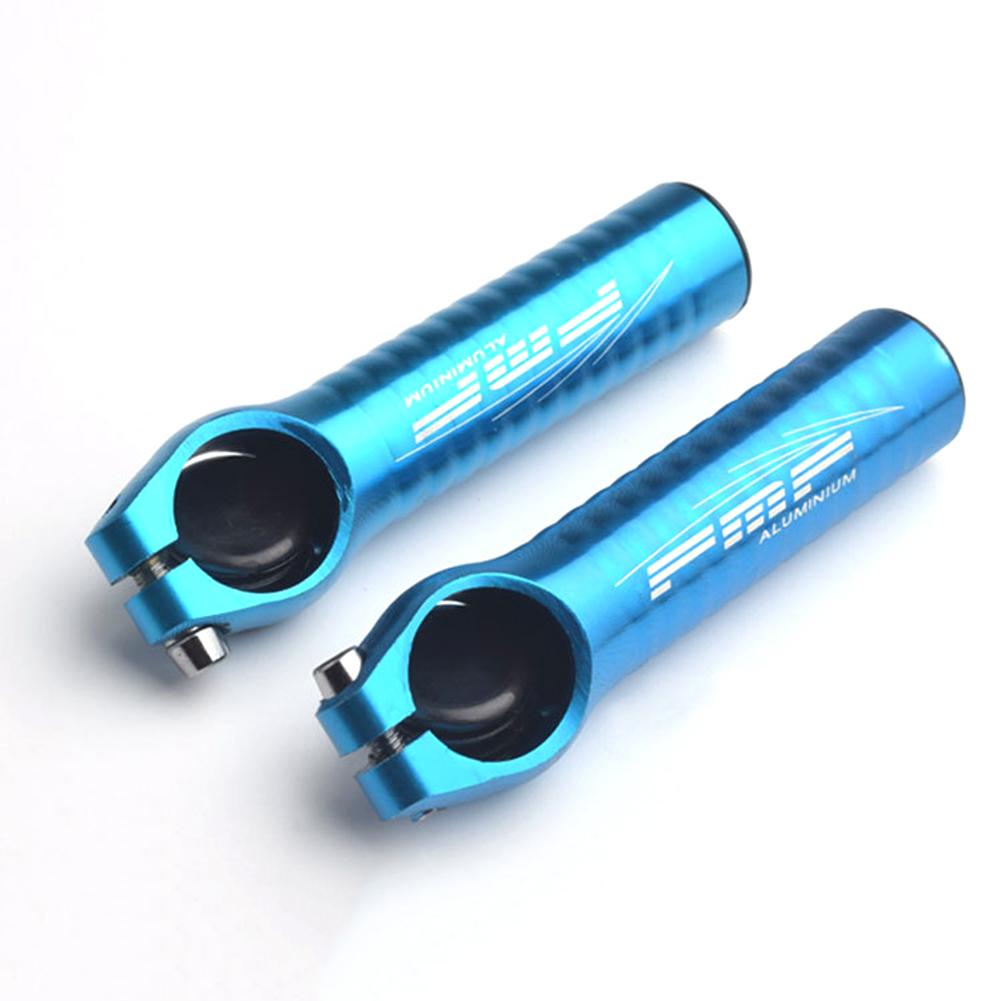 1 paar Mountainbike ultralichte MTB Bar End Aluminium Folding Fixed Gear Fiets Stuur Handle Bar Ends fietsen Onderdelen: Blue