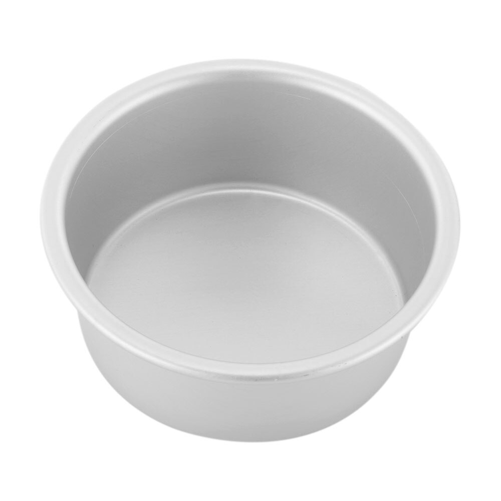 4/6Inch Round Cake Baking Mould Pan Tin Mold Tray Pastry Cake Decorating Tool Aluminum Alloy Round Kitchen Baking Pastry Tool: 6 inch