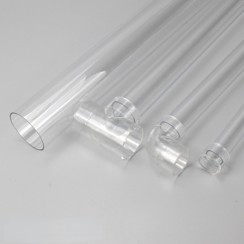 Perspex gjennomsiktig rundt rør 50cm lengde 16mm ~ 110mm akrylrør høyt gjennomsiktig rør for fisketank 1 stk