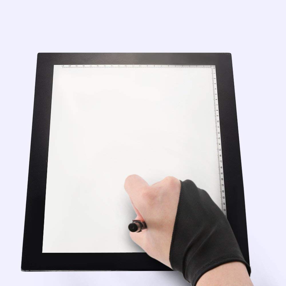 1 stücke Kunst finger handschuh für Zeichnung Tabletten Anti-fouling Lycra Handschuh Künstler zeichnung handschuh für Grafiken Tablet Links