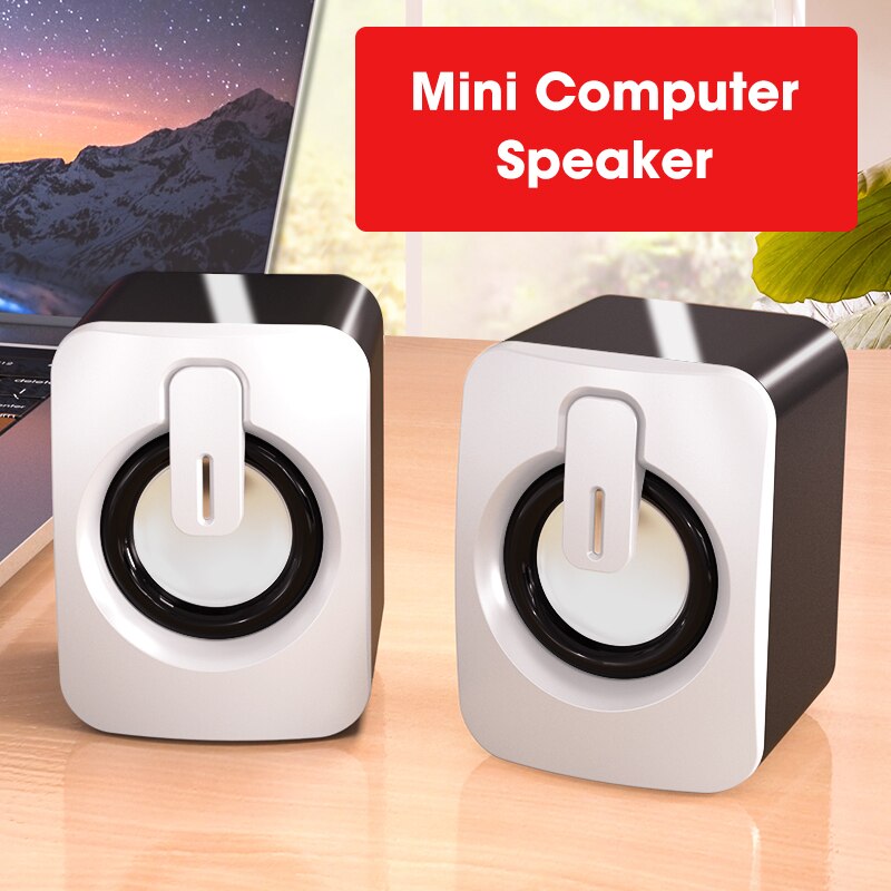 Computer Speakers Stereo Home Cinema Sound Box Subwoofer Loudspeaker for PC Laptop Notebook Soundbar Not Bluetooth Speaker