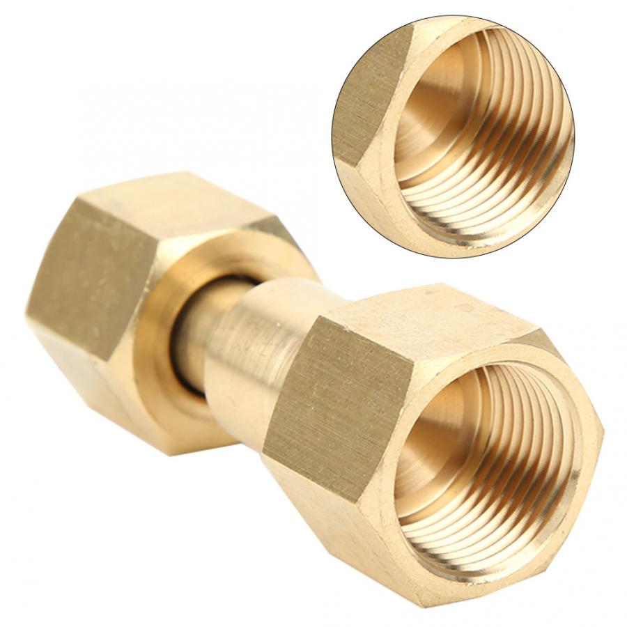 CGA-320 to CGA-580 Cylinder Adapter Carbon Dioxide tank to Argon Regulator