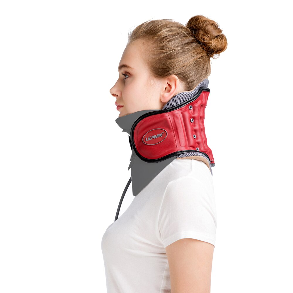 LEAMAI Inflatable Cervical Neck Traction Device Orthopedic Pillow Pain Stress Relief Neck Stretching Neck Collar Support Brace