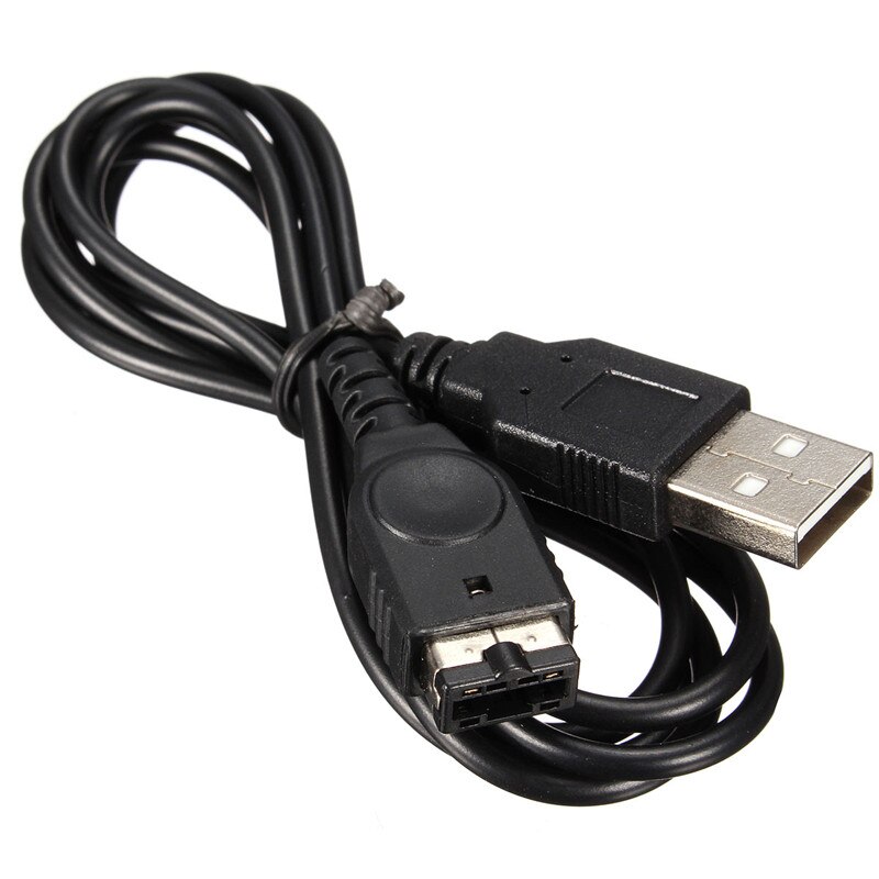 Zwart 1.2 M 3.9ft USB Opladen Power Kabel Oplader Voor Nintendo Voor Game Advance GBA SP Lijn