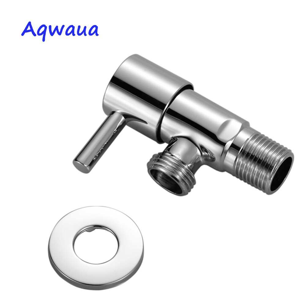Aqwaua Water Regelklep Kraan Hoekstopkraan Messing Omstelling Wc Klep Controle Keuken Accessoires Massief Messing Verchroomd