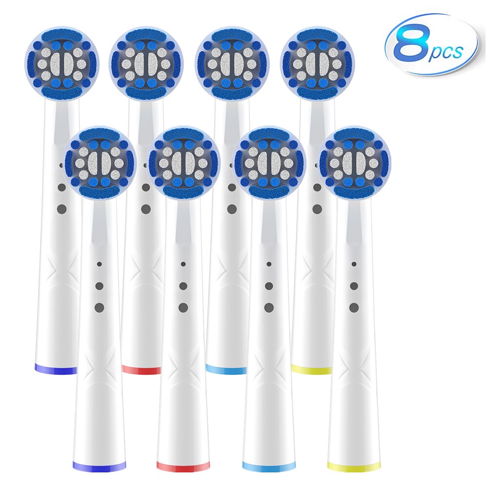 8 pçs/lote Gengiva Sensível Cuidado Cabeças Escova Para Oral B Cabeça Escova de Dentes de Cerdas Macias, Vitalidade Ação Cabeça Da Escova Limpa Dupla Cruz: CX-20A