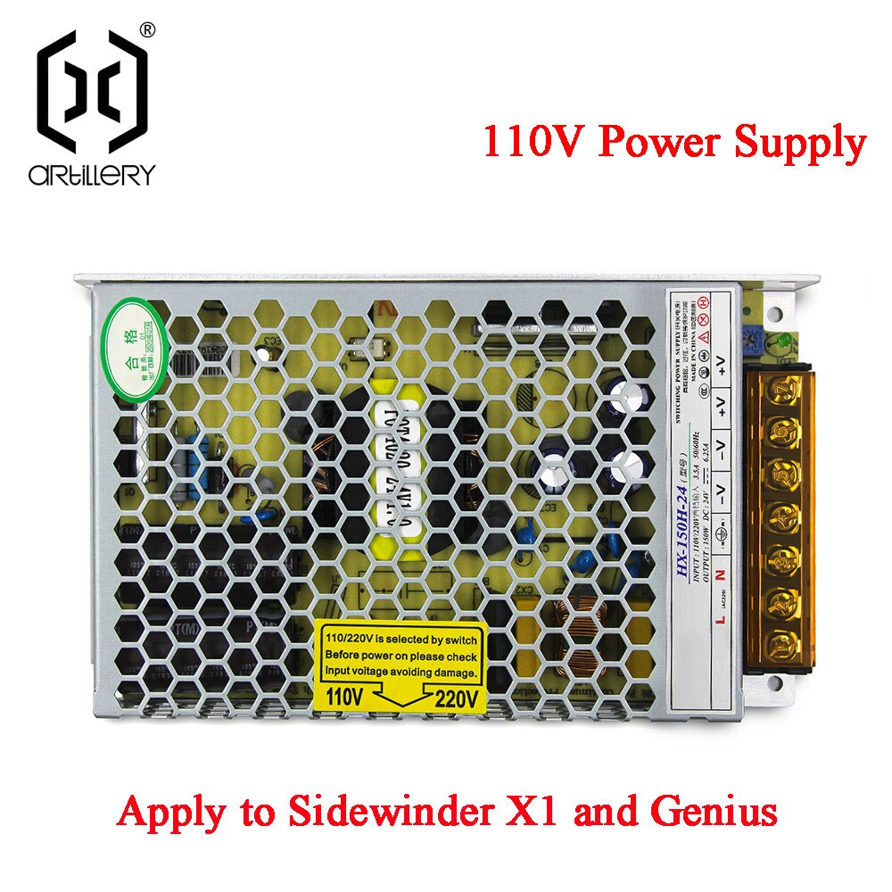 Sidewinder X1 et Genius – alimentation dédiée pour imprimante 3D Artillery: 110V