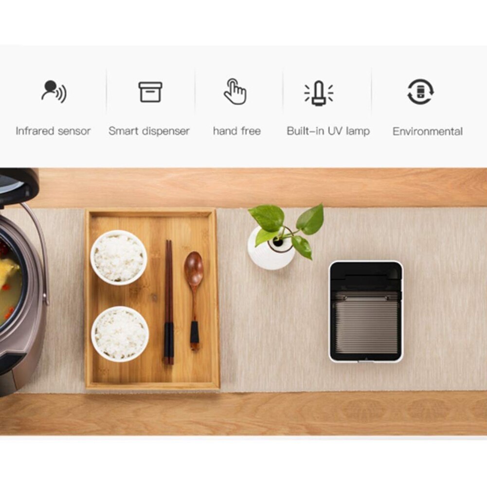 Infrared Sensor Toothpick Dispenser Automatic Toothpick Dispenser Kitchen Dining Table Holder Box Toothpicks Holder Smart Tooth