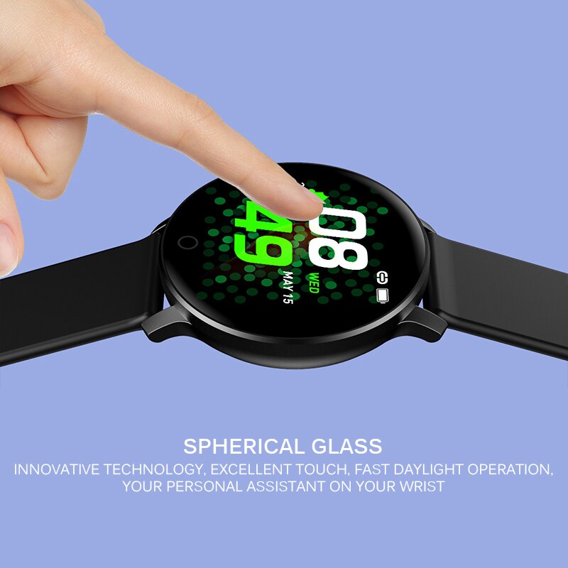 Smart ur hjertefrekvens blodtryksmåler elektroniske smart ure fitness tracker ur  x9 farveskærm smart ur