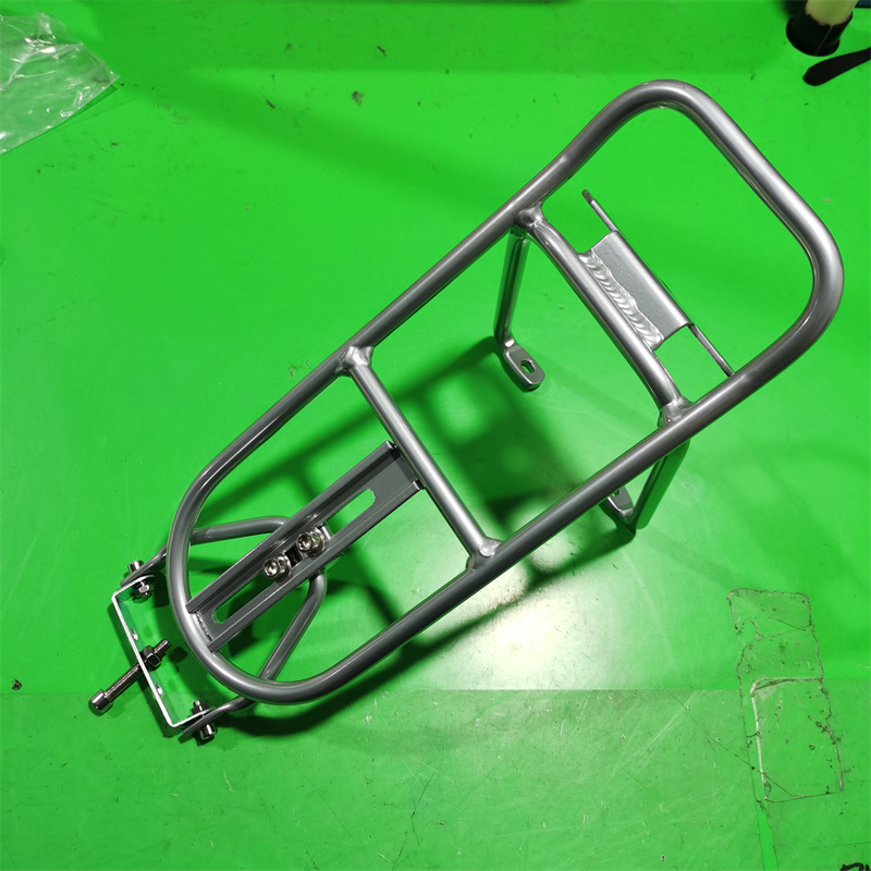 14 Inch 16 Inch Vouwfiets Achter Rekken K3 Voor Dahon Bya412 Aluminium Rear Plank Vouwfiets Achter Rack V Brake: Silver