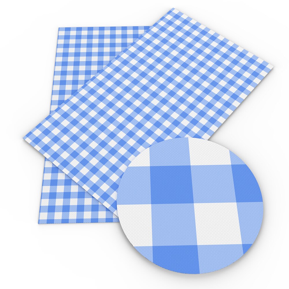 20*34cm plaid printet imiteret læder ark vinyl kunstlæder tøj polstring diy øreringe tilbehør ,1 yc 12903: 1113468001