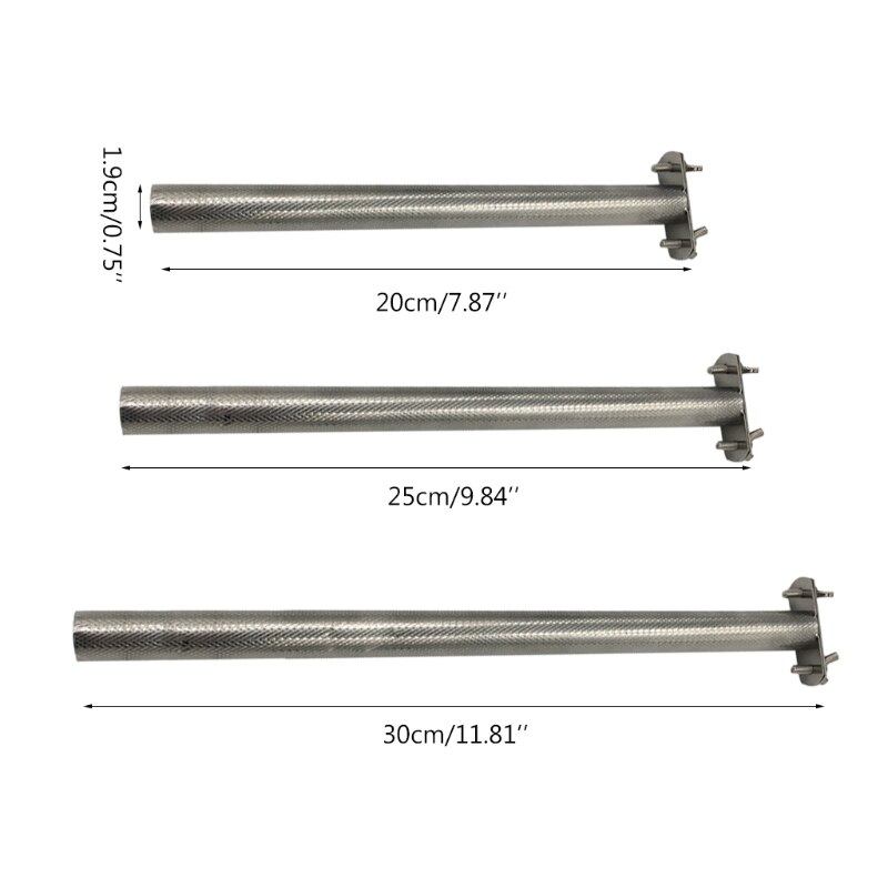 J2FB Parrot Perch Stainless Steel Rod Stand with Rhombic Pattern for Pet Birds