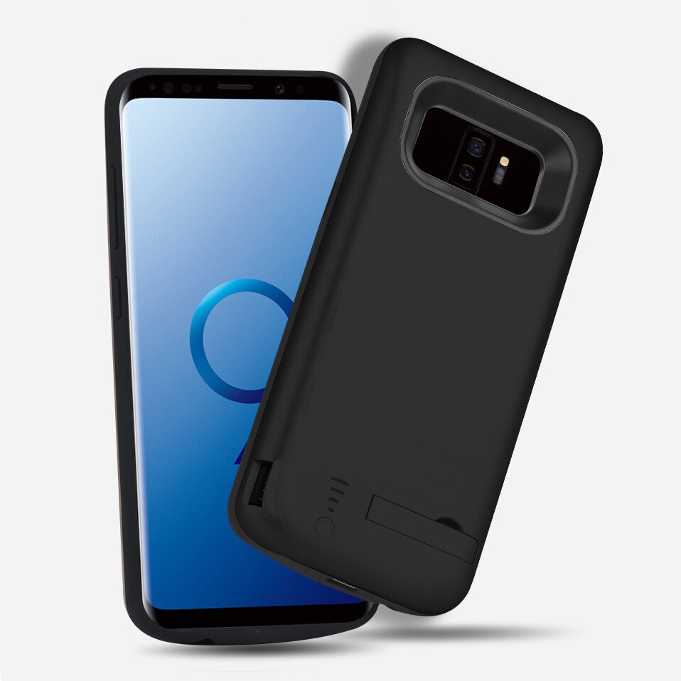 Batterioplader cover til samsung galaxy  s9 plus blød tpu oplader telefon strømcover til samsung  s9 batteri cover