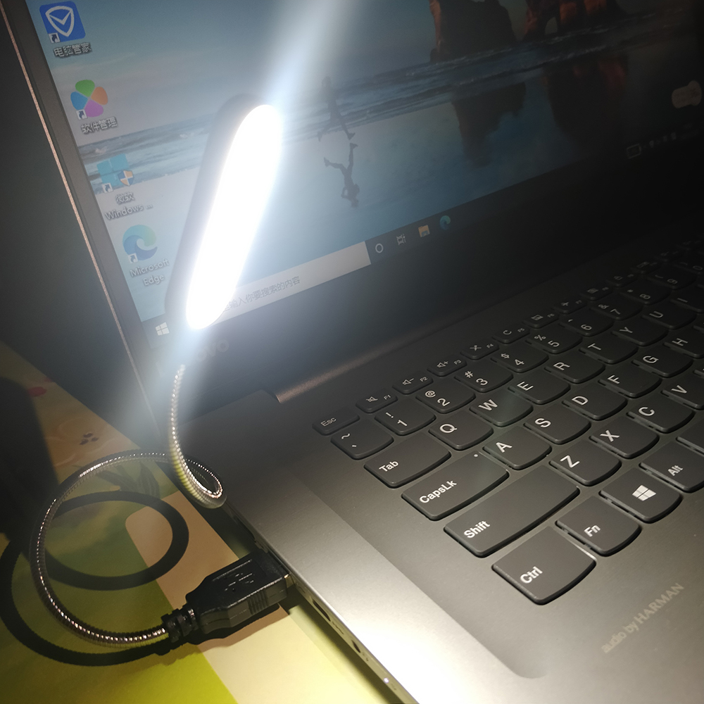 Flexible Tragbare USB Licht Helle Lesen Tisch Lampe 6 LEDs 5V USB Lampe Für Power Bank Laptop Notebook PC computer Helle