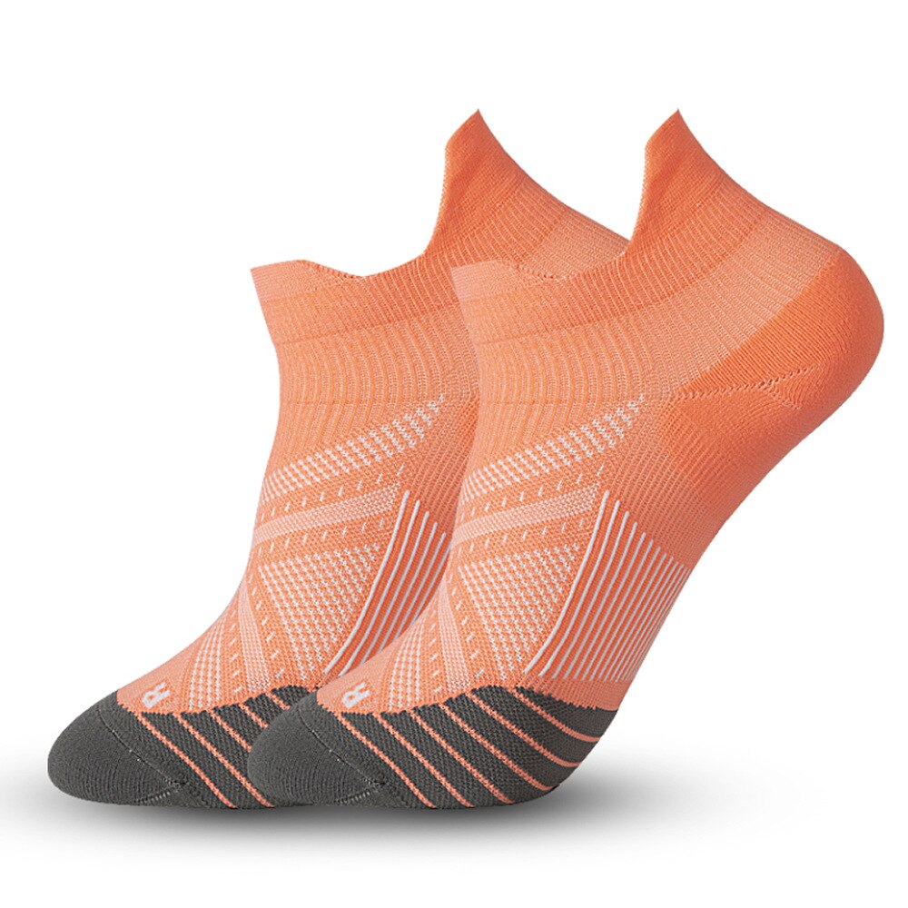 Basketball Socks Men Sports Short Elite Quick-dry Breathable Wear-resisting Shock Absorption Running Women Socks: orange / M