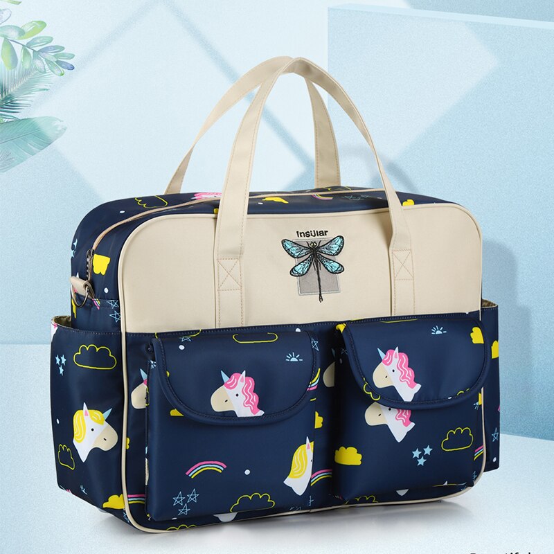 Insular Luier Wandelwagen Zak Mummie Moederschap Luiertas Damesmode Tas Waterdichte Crossbody Zakken Voor Babyverzorging