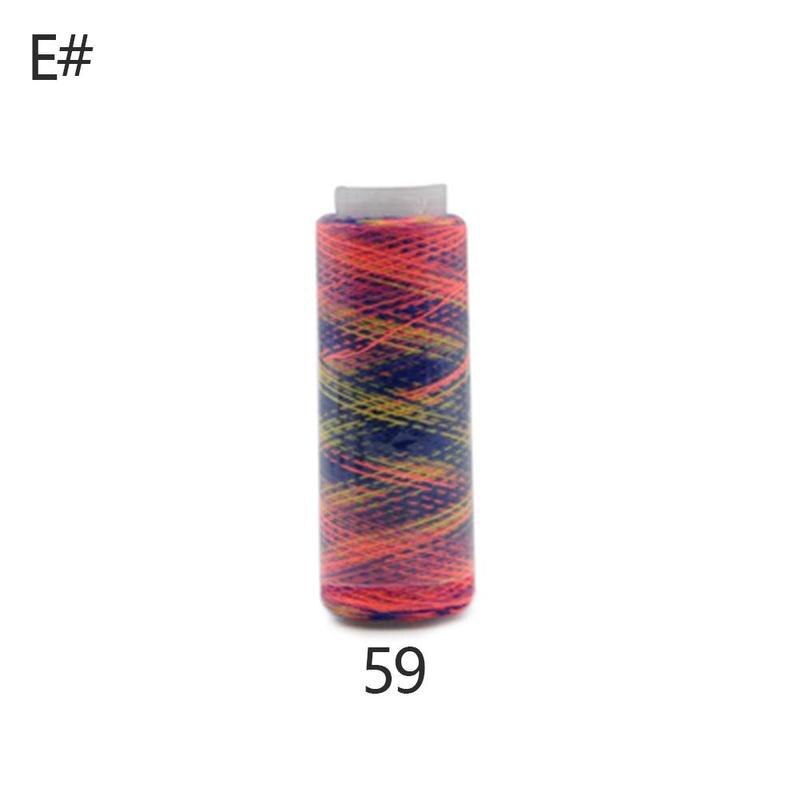 Regenbogen Nähgarn Linie Nähmaschine Linie Regenbogen Hand Farbe NäHenne Stickerei Gewinde Gewinde NäHenne Quilten I2U3: 5