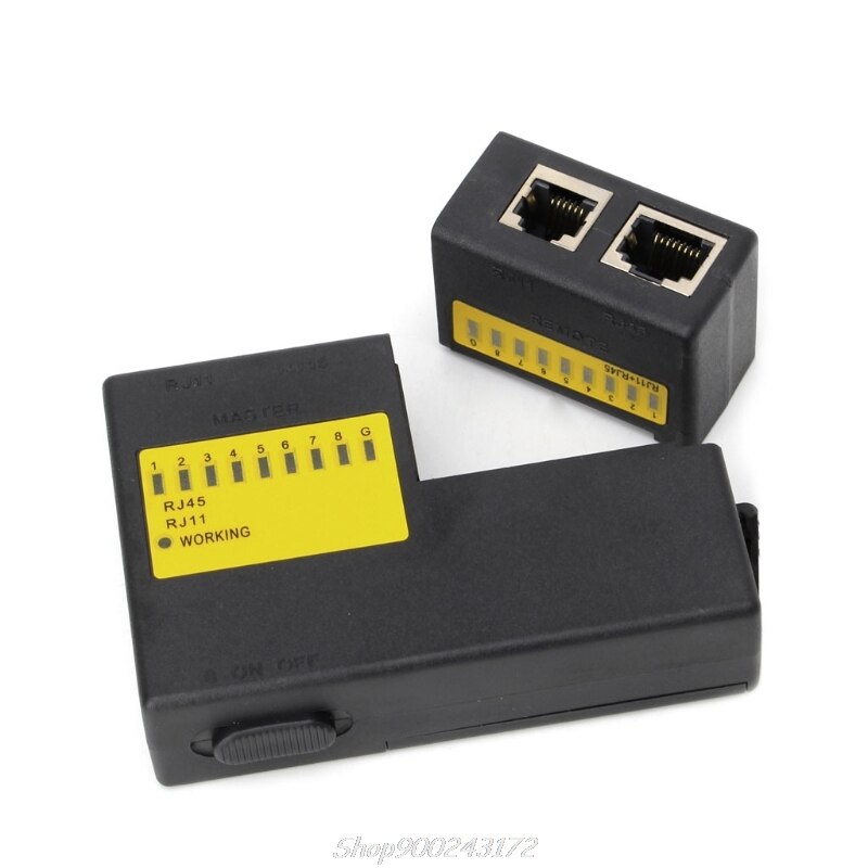 Super Mini Network LAN Cable Wire Cat5 RJ11 RJ45 Tester Jy21 20