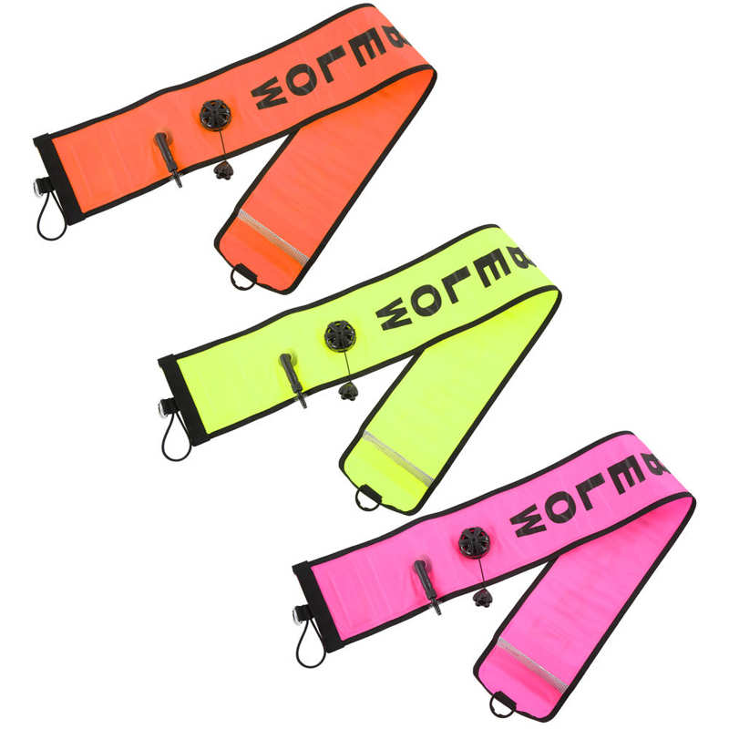 Diving Surface Marker Buoy Diving Inflatable Safety Tube 120x15cm Safety for Diving