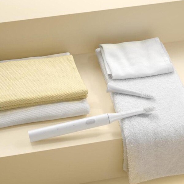 3 PC Original Mi jia T100 Mi brosse à dents électrique intelligente 2 vitesses charge Inductive blanchiment Zone de soins bucco-dentaires Re mi under