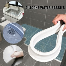 Badeværelse brusebad vask bad forsegling strip tape hvid fleksibel silikone selvklæbende vandtæt væg klistermærke til badeværelse køkken