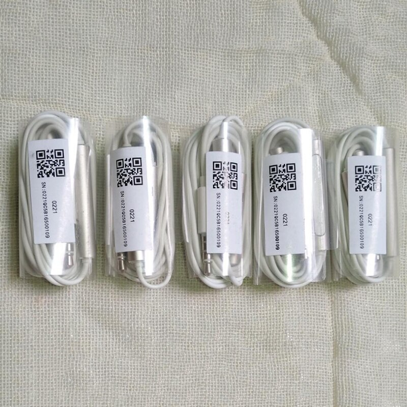 Originele huawei honor  am116 oordopjes van metaal met microfoon en volumeregeling voor huawei  p7 p8 p9 lite  p10 plus honor 5x 6x mate 7 8 9