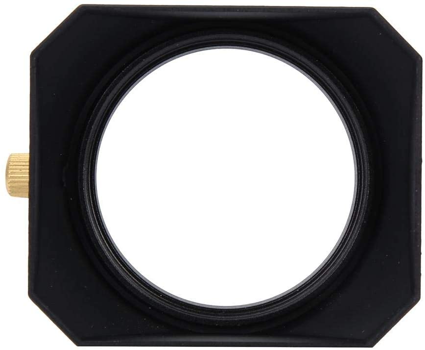 Retro Square Shape Lens Hood Screw Mount For Sony AX33 AX33E AXP33 AXP33E FDR-AX33 FDR-AX33E FDR-AXP33 FDR-AXP33E Camcorder